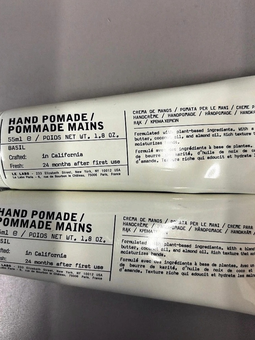 Le Labo Basil Hand Pomade 55 mL Set